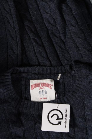 Ανδρικό πουλόβερ Henry Choice, Μέγεθος L, Χρώμα Μπλέ, Τιμή 17,94 €