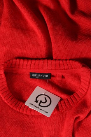 Ανδρικό πουλόβερ Identic, Μέγεθος M, Χρώμα Κόκκινο, Τιμή 5,38 €