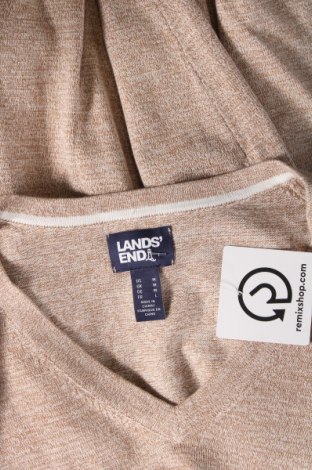 Herrenpullover Lands' End, Größe M, Farbe Beige, Preis 8,30 €