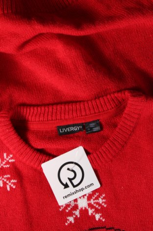 Мъжки пуловер Livergy, Размер L, Цвят Червен, Цена 10,15 лв.