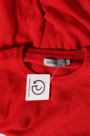 Мъжки пуловер Matinique, Размер XL, Цвят Червен, Цена 44,00 лв.