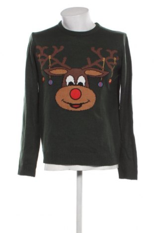 Мъжки пуловер Only & Sons, Размер M, Цвят Зелен, Цена 7,25 лв.