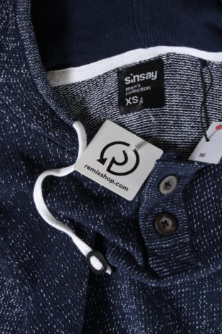 Ανδρικό πουλόβερ Sinsay, Μέγεθος XS, Χρώμα Μπλέ, Τιμή 5,93 €