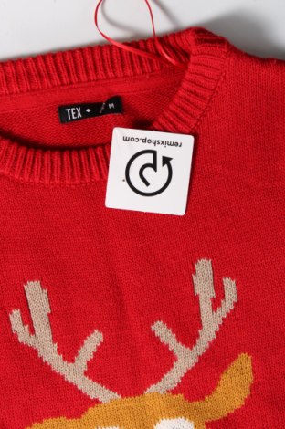 Ανδρικό πουλόβερ Tex, Μέγεθος M, Χρώμα Κόκκινο, Τιμή 4,60 €