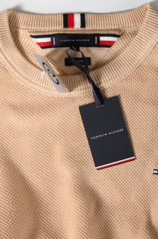 Мъжки пуловер Tommy Hilfiger, Размер M, Цвят Бежов, Цена 87,45 лв.