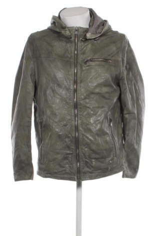 Pánska kožená bunda  Engbers, Veľkosť L, Farba Zelená, Cena  117,02 €