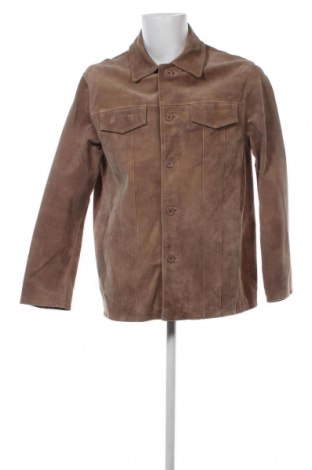Pánska kožená bunda  Mangoon, Veľkosť M, Farba Béžová, Cena  37,01 €