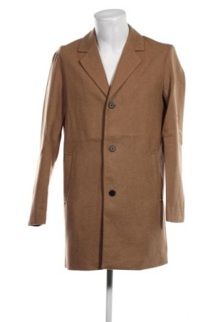 Мъжко палто Jack & Jones, Размер L, Цвят Кафяв, Цена 51,68 лв.