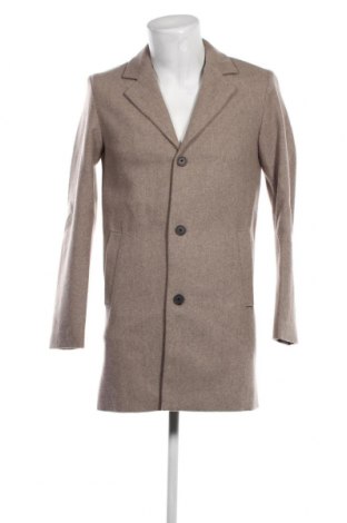 Мъжко палто Jack & Jones, Размер XS, Цвят Бежов, Цена 41,00 лв.
