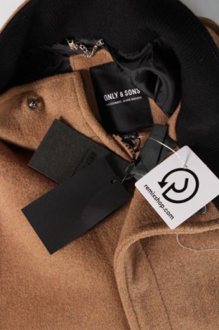 Pánský kabát  Only & Sons, Velikost XL, Barva Béžová, Cena  623,00 Kč