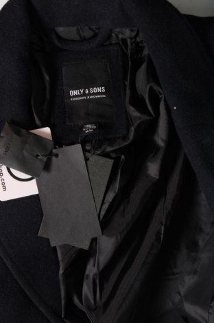 Pánsky kabát  Only & Sons, Veľkosť M, Farba Modrá, Cena  39,90 €