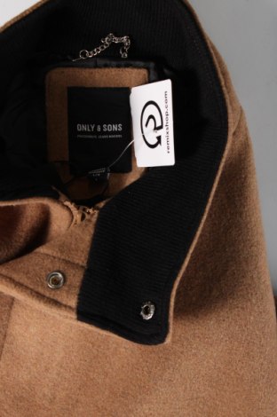 Pánsky kabát  Only & Sons, Veľkosť L, Farba Béžová, Cena  22,17 €
