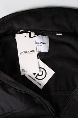 Bluză polară de bărbați Jack & Jones, Mărime M, Culoare Negru, Preț 74,60 Lei