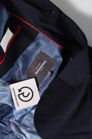 Ανδρικό σακάκι Dressmann, Μέγεθος M, Χρώμα Μπλέ, Τιμή 6,38 €