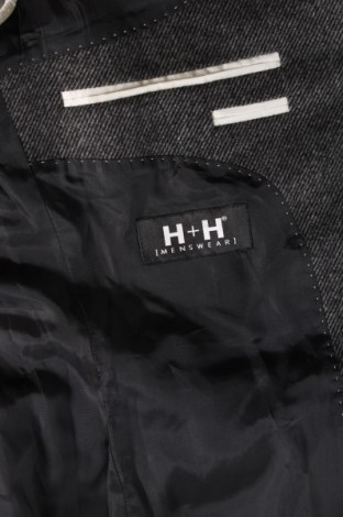 Ανδρικό σακάκι H+H, Μέγεθος L, Χρώμα Γκρί, Τιμή 5,54 €