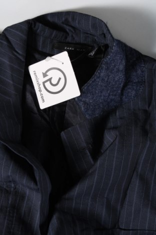 Ανδρικό σακάκι Zara Man, Μέγεθος L, Χρώμα Μπλέ, Τιμή 4,34 €