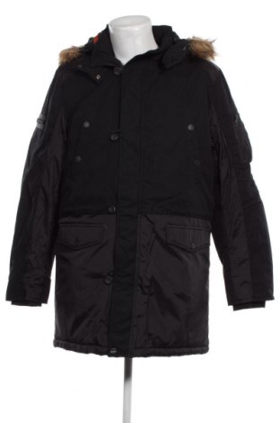 Ανδρικό μπουφάν Indigo, Μέγεθος XL, Χρώμα Μαύρο, Τιμή 18,22 €