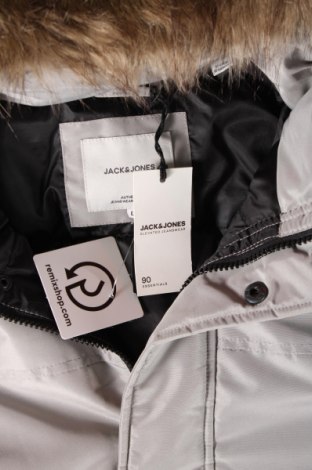Ανδρικό μπουφάν Jack & Jones, Μέγεθος L, Χρώμα Γκρί, Τιμή 14,20 €