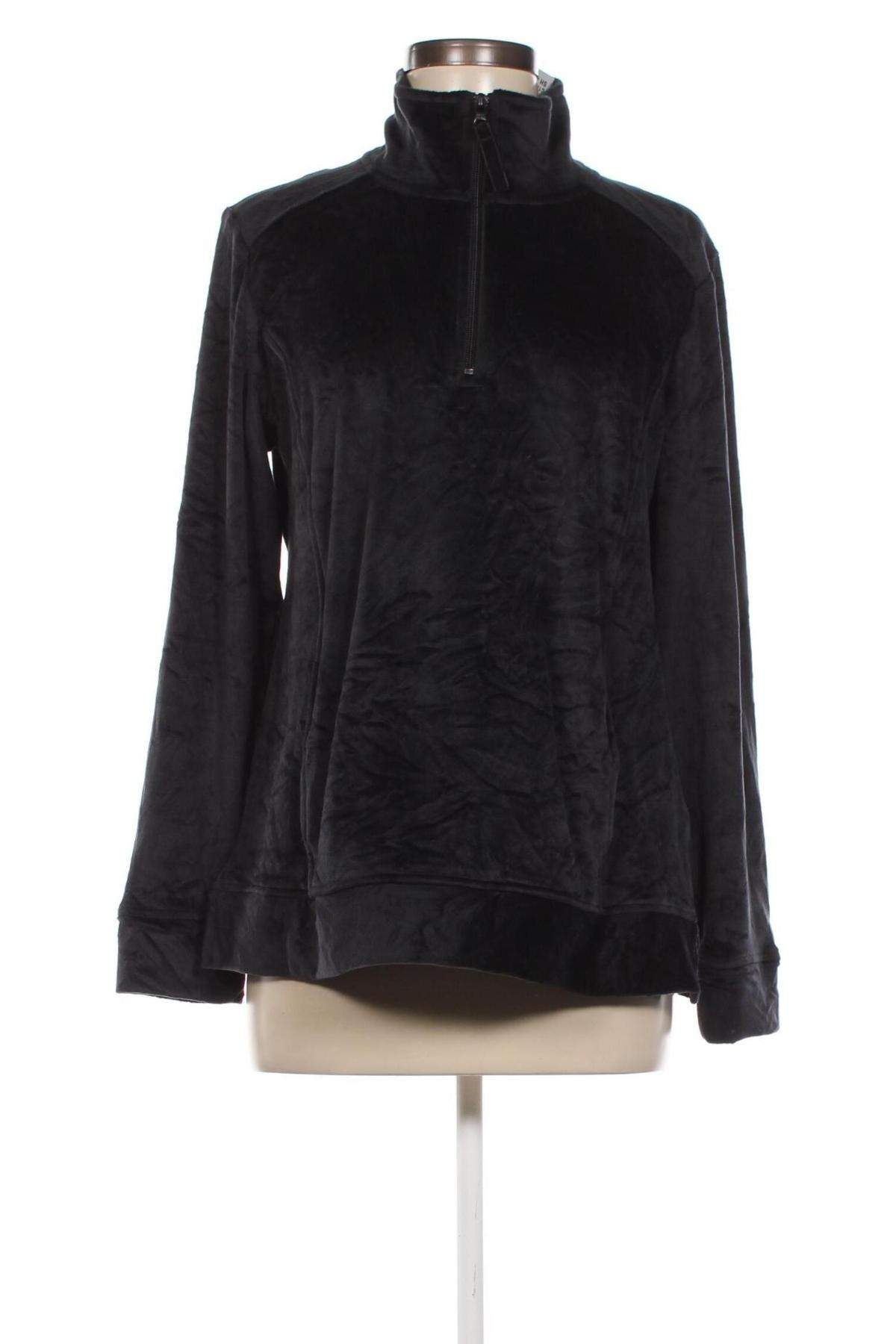 Дамска блуза Croft & Barrow, Размер M, Цвят Черен, Цена 7,60 лв.