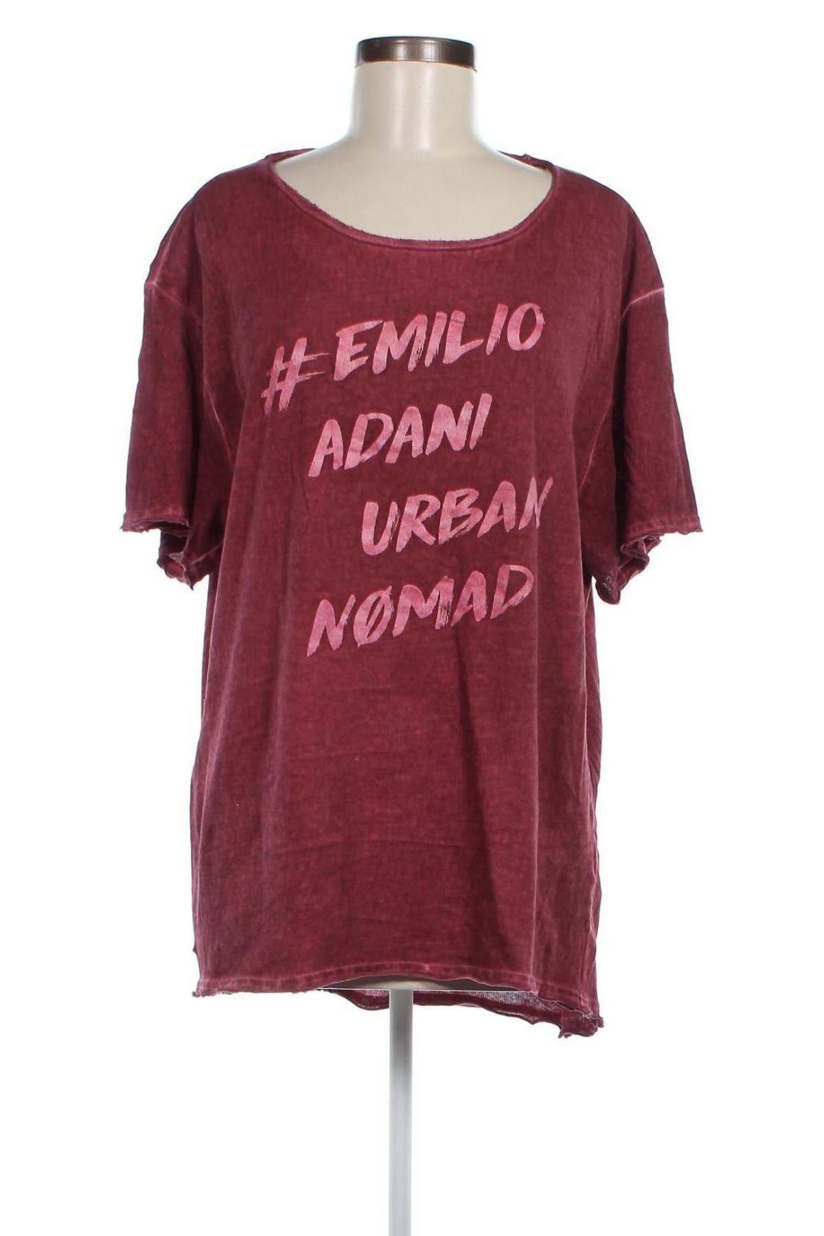 Дамска блуза Emilio Adani, Размер XXL, Цвят Червен, Цена 72,00 лв.