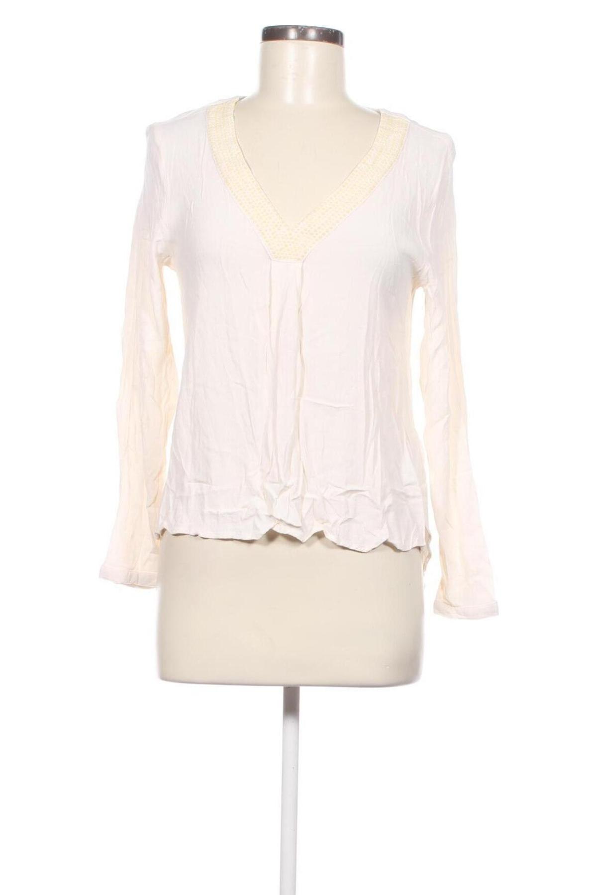 Damen Shirt H&M, Größe M, Farbe Ecru, Preis 2,78 €