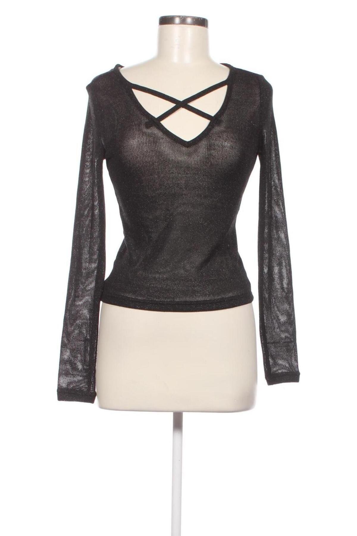Дамска блуза H&M Divided, Размер S, Цвят Черен, Цена 18,82 лв.
