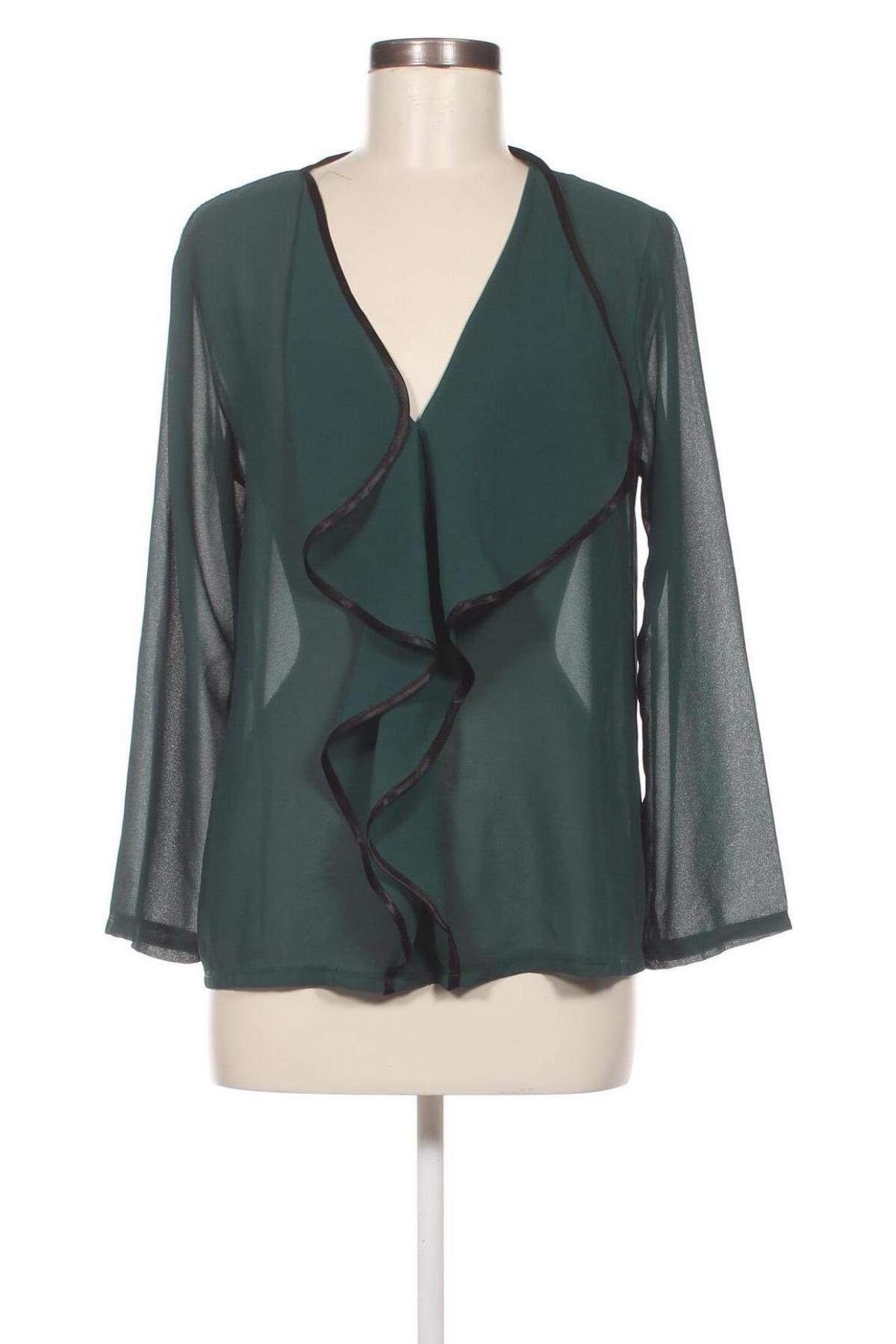 Дамска блуза Made In Italy, Размер S, Цвят Зелен, Цена 18,82 лв.