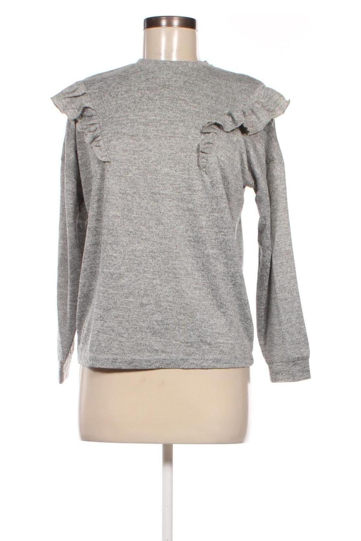 Γυναικεία μπλούζα Moodo, Μέγεθος S, Χρώμα Γκρί, Τιμή 4,08 €