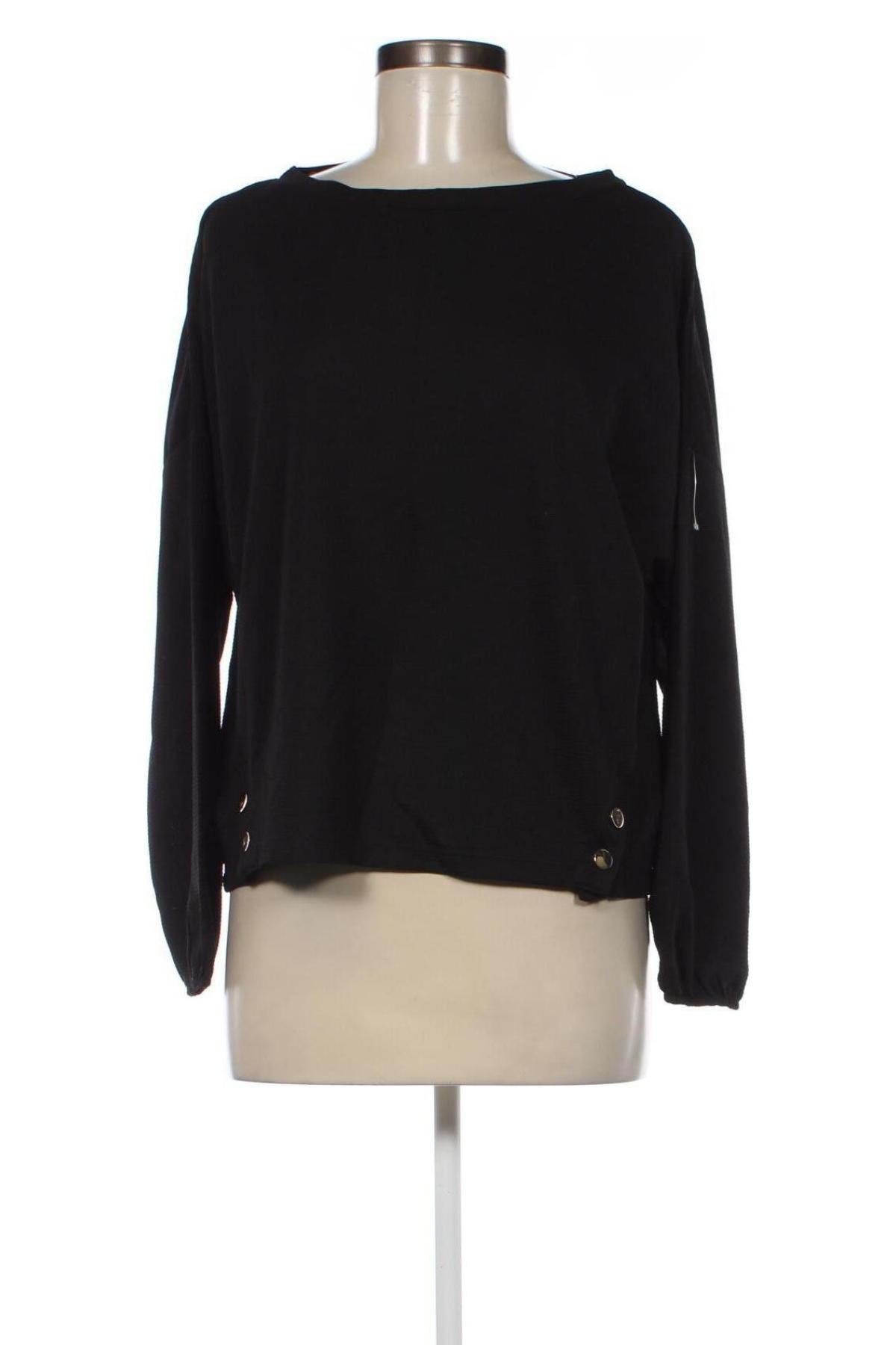 Γυναικεία μπλούζα Piazza Italia, Μέγεθος S, Χρώμα Μαύρο, Τιμή 5,75 €
