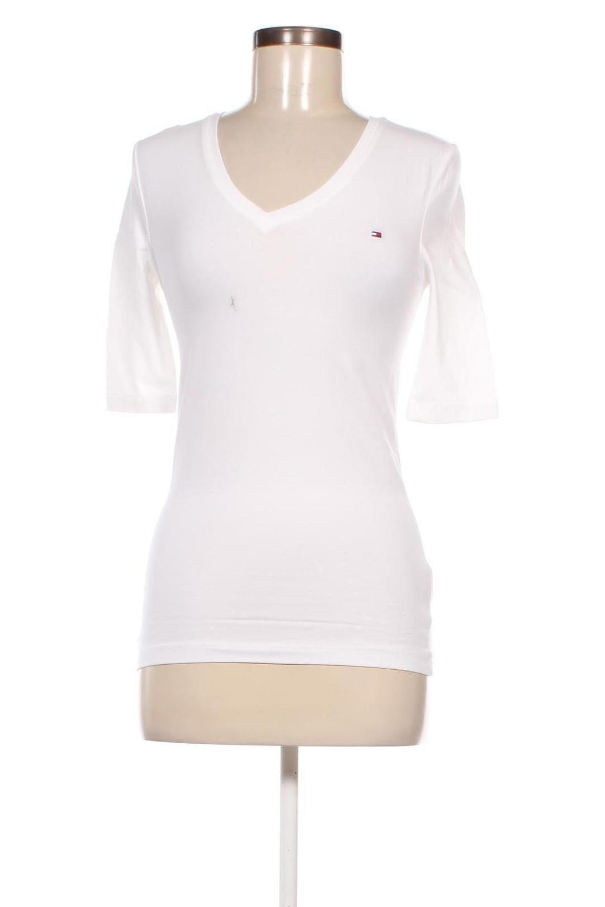 Γυναικεία μπλούζα Tommy Hilfiger, Μέγεθος XS, Χρώμα Λευκό, Τιμή 11,60 €