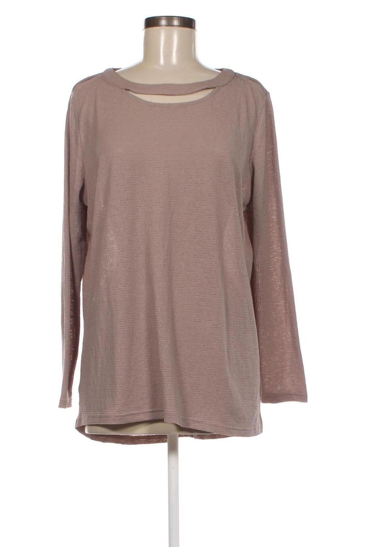 Γυναικεία μπλούζα Very J, Μέγεθος S, Χρώμα  Μπέζ, Τιμή 4,46 €