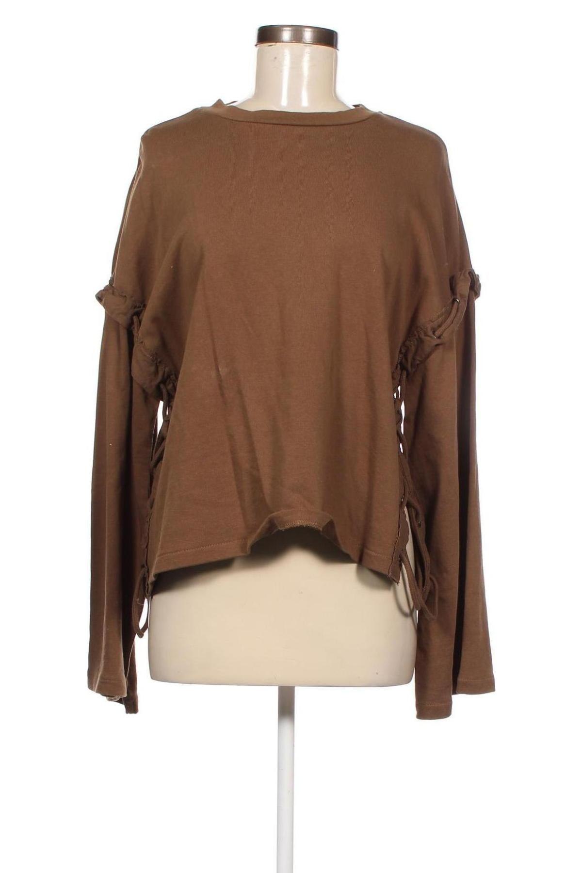 Γυναικεία μπλούζα Zara Trafaluc, Μέγεθος M, Χρώμα Πράσινο, Τιμή 6,80 €