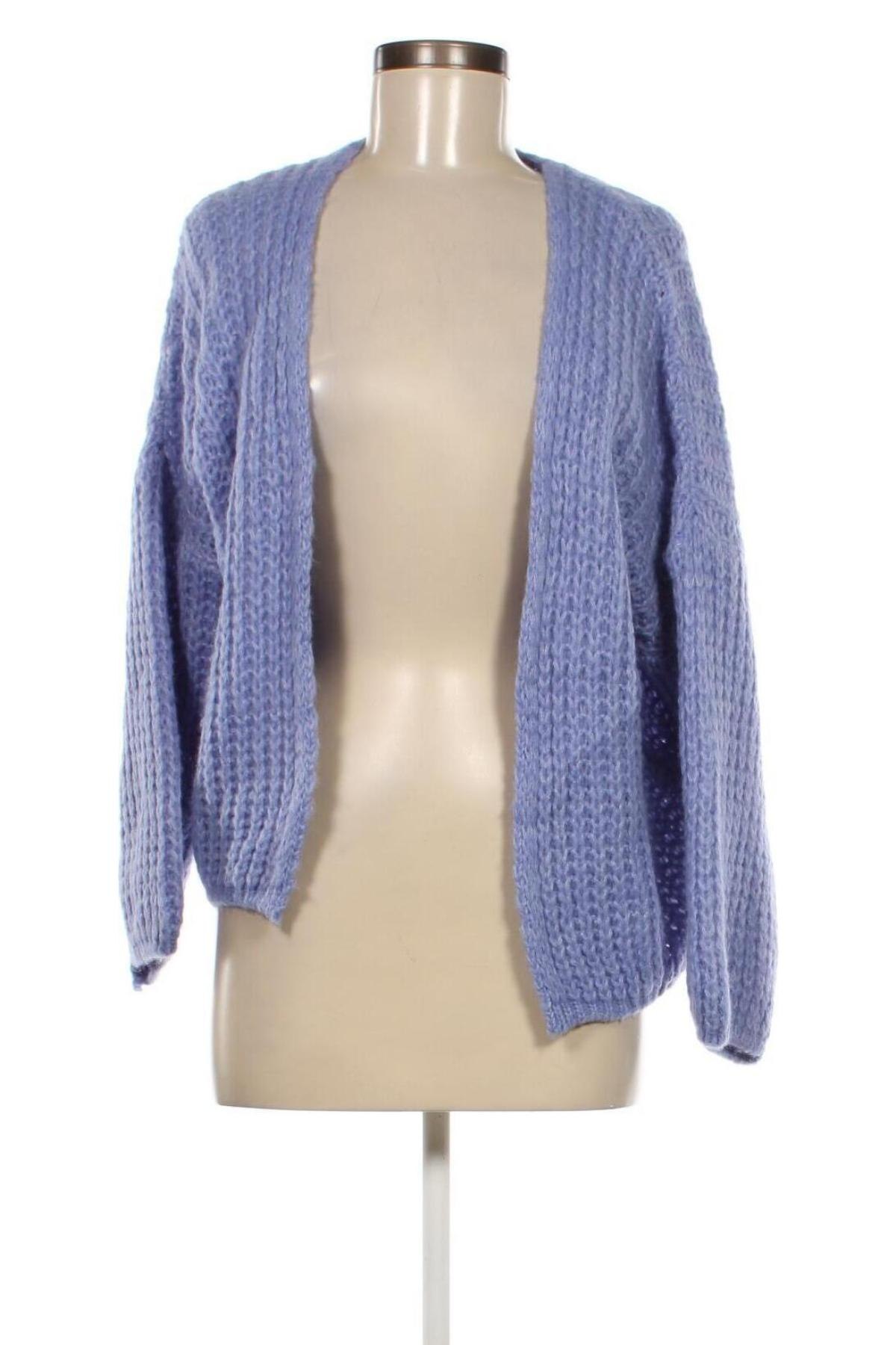 Cardigan de damă, Mărime M, Culoare Albastru, Preț 39,11 Lei