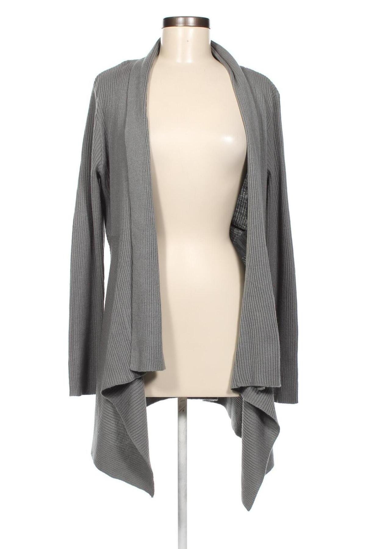 Damen Strickjacke Laura Torelli, Größe L, Farbe Grau, Preis € 7,06