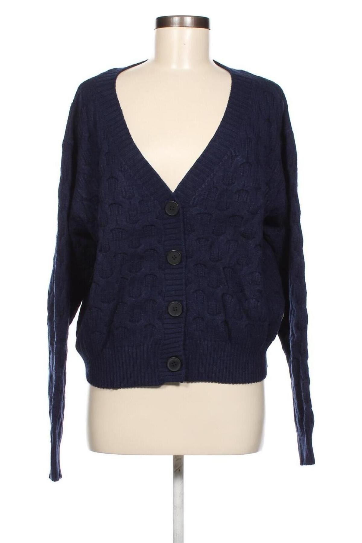 Cardigan de damă Smashed Lemon, Mărime 3XL, Culoare Albastru, Preț 47,76 Lei