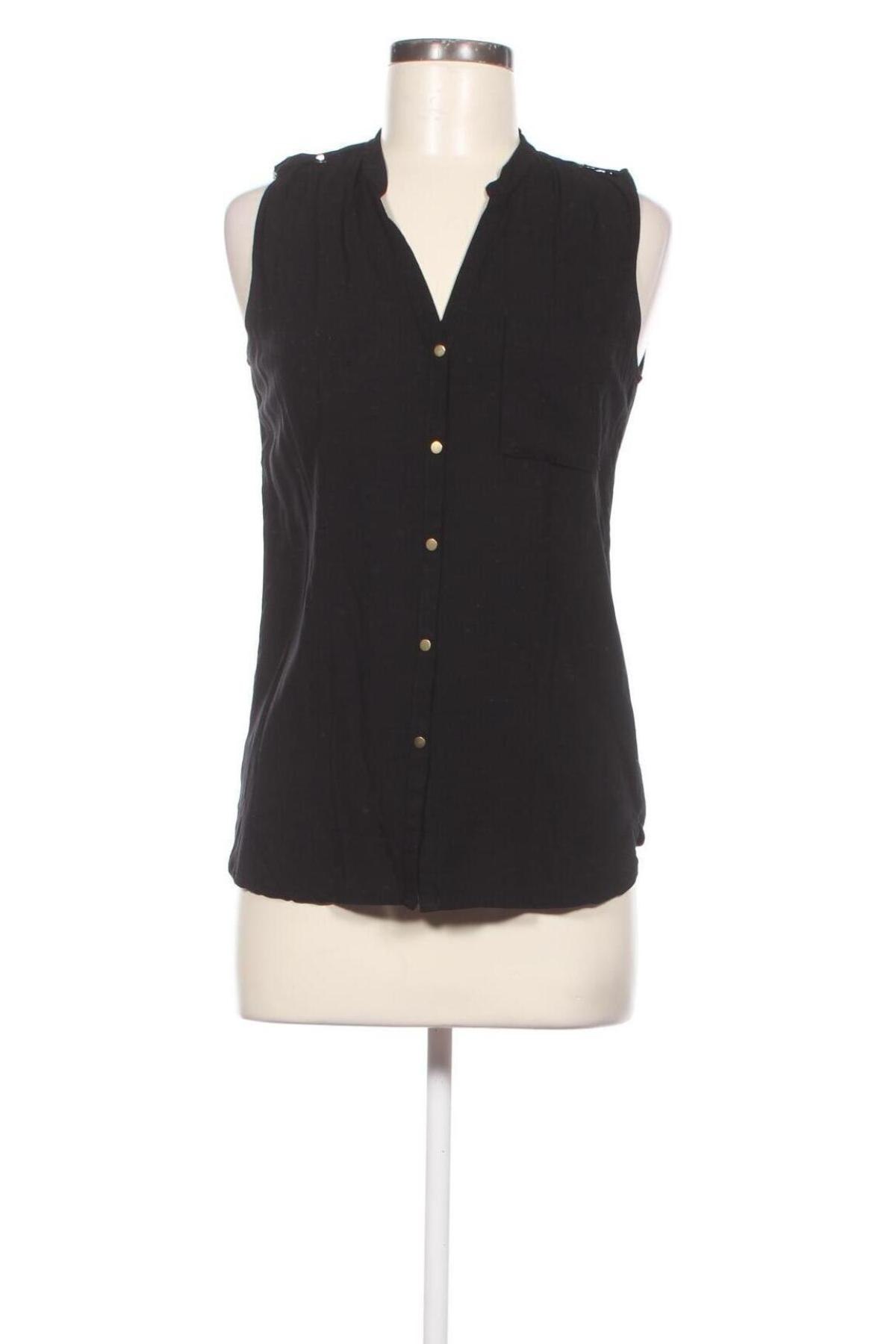 Γυναικείο πουκάμισο Bella Ragazza, Μέγεθος S, Χρώμα Μαύρο, Τιμή 14,85 €