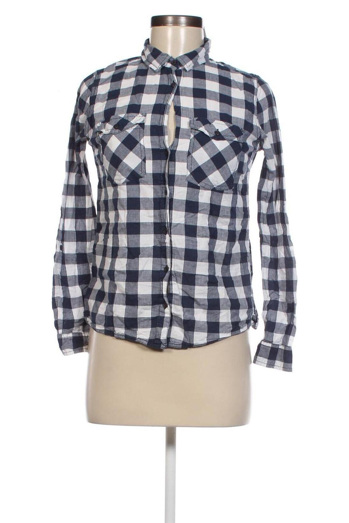 Γυναικείο πουκάμισο Cropp, Μέγεθος S, Χρώμα Πολύχρωμο, Τιμή 2,52 €