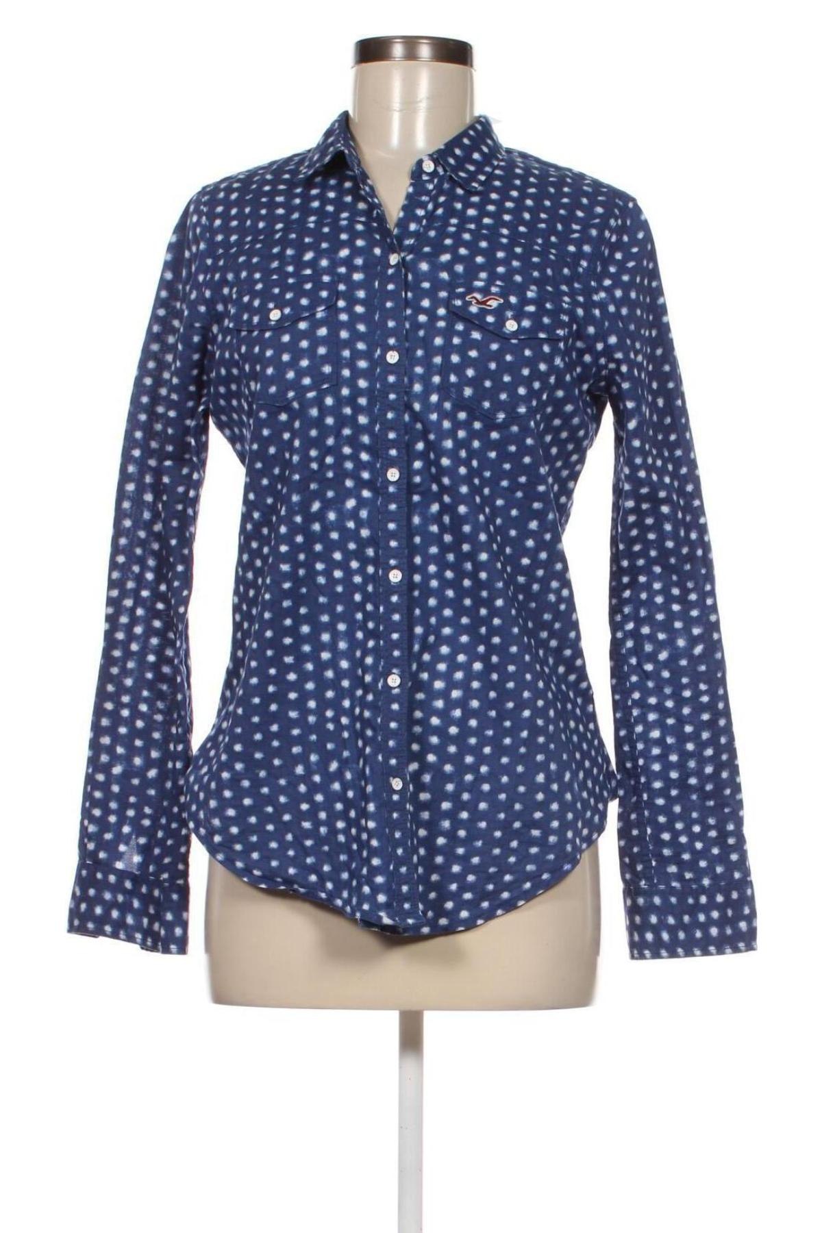 Γυναικείο πουκάμισο Hollister, Μέγεθος S, Χρώμα Μπλέ, Τιμή 7,83 €