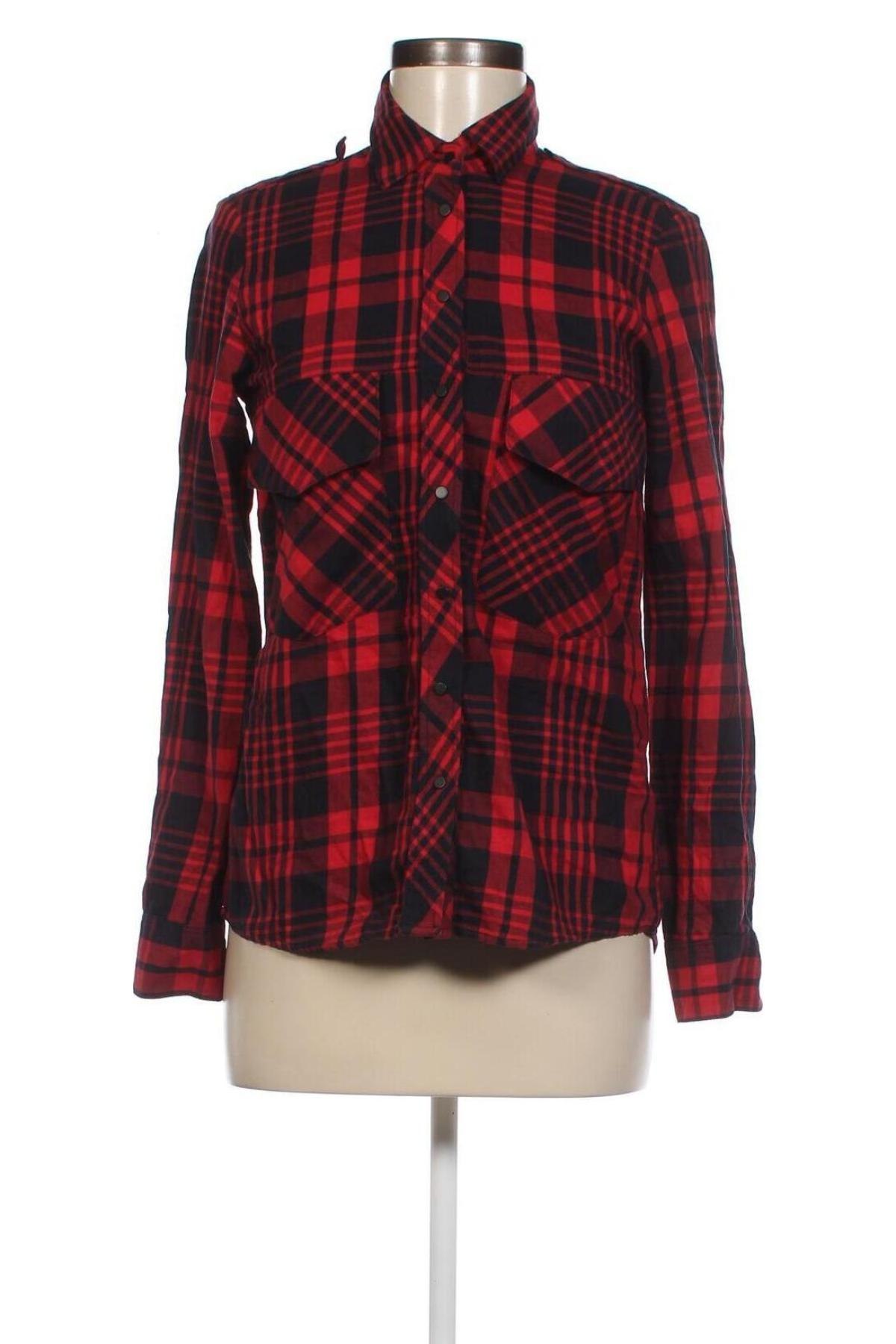 Γυναικείο πουκάμισο Leara Woman, Μέγεθος XS, Χρώμα Κόκκινο, Τιμή 2,78 €