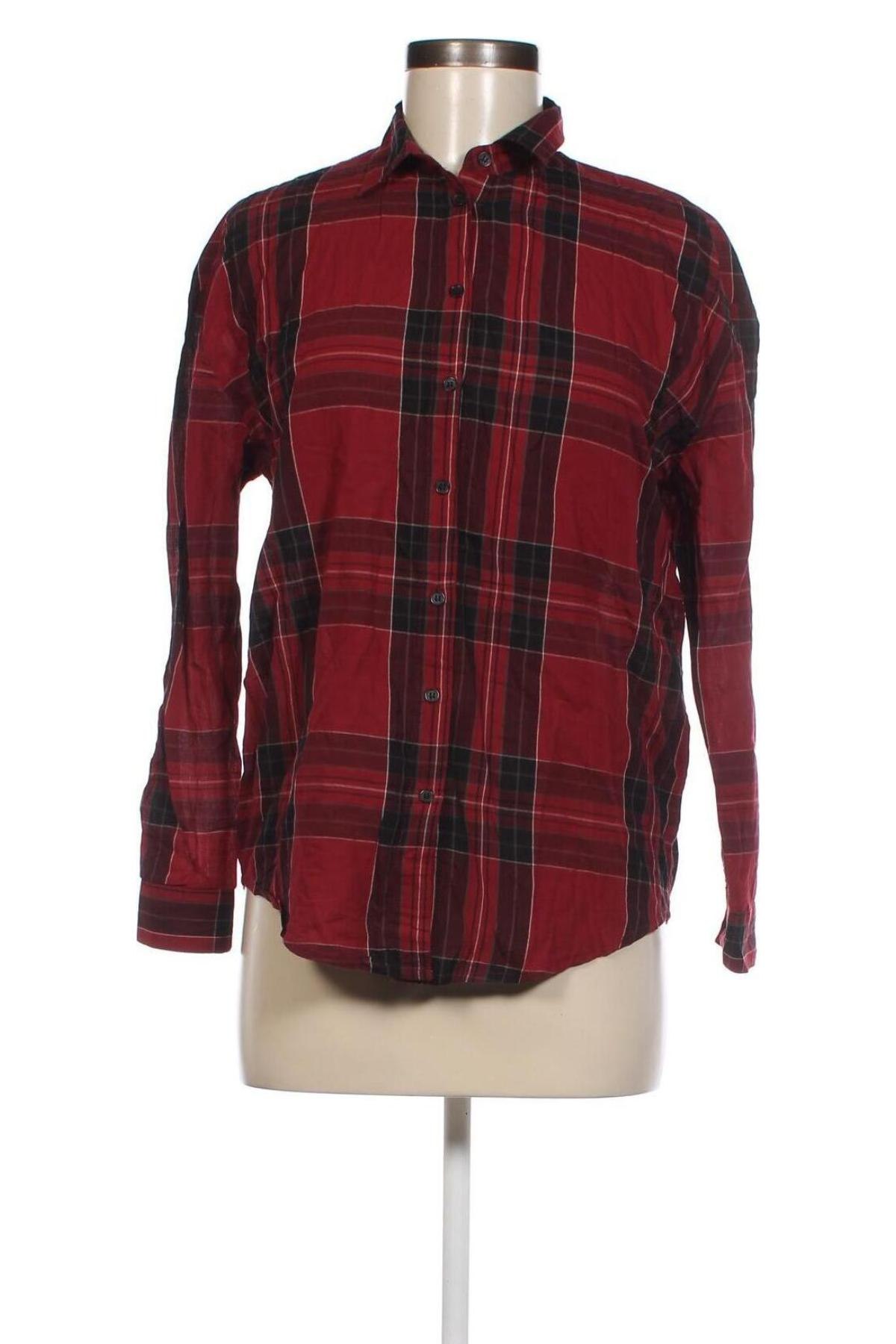 Γυναικείο πουκάμισο Lindex, Μέγεθος XS, Χρώμα Πολύχρωμο, Τιμή 2,32 €
