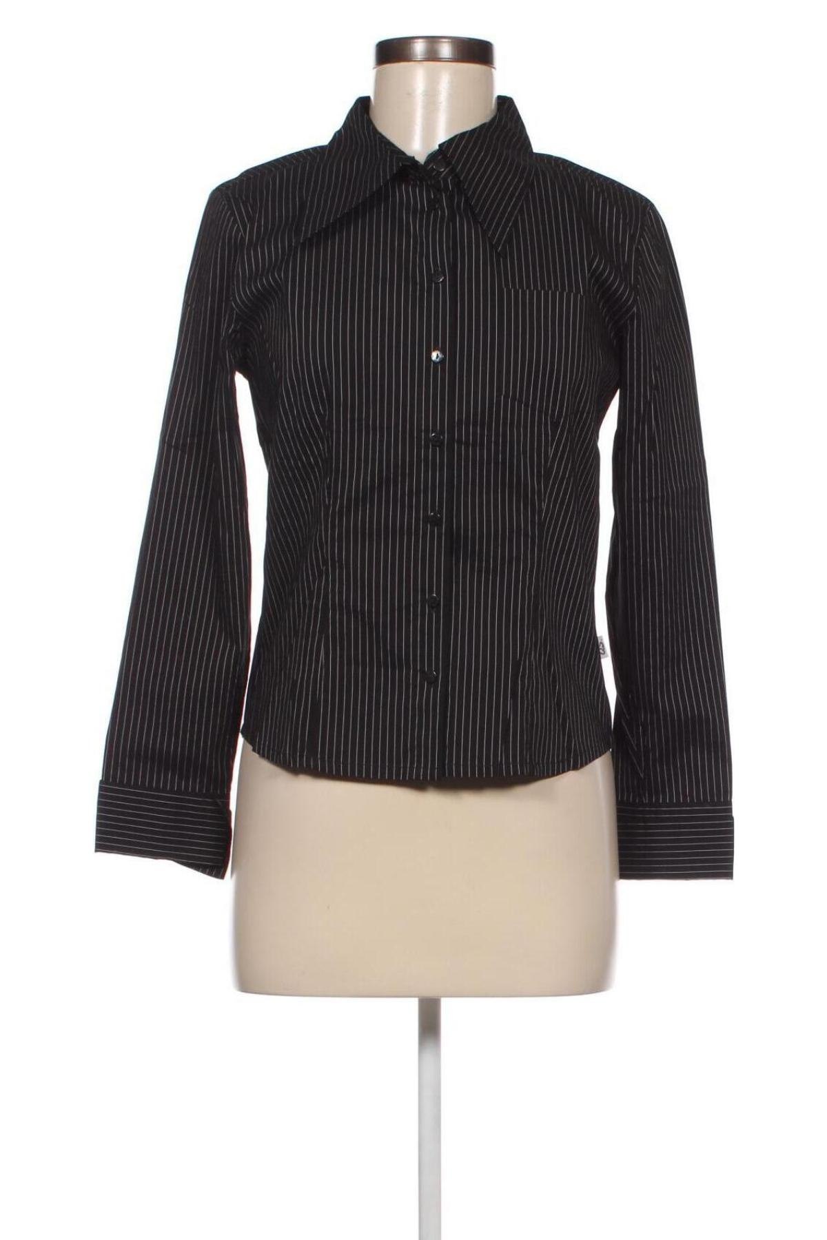 Γυναικείο πουκάμισο Q/S by S.Oliver, Μέγεθος M, Χρώμα Μαύρο, Τιμή 3,81 €