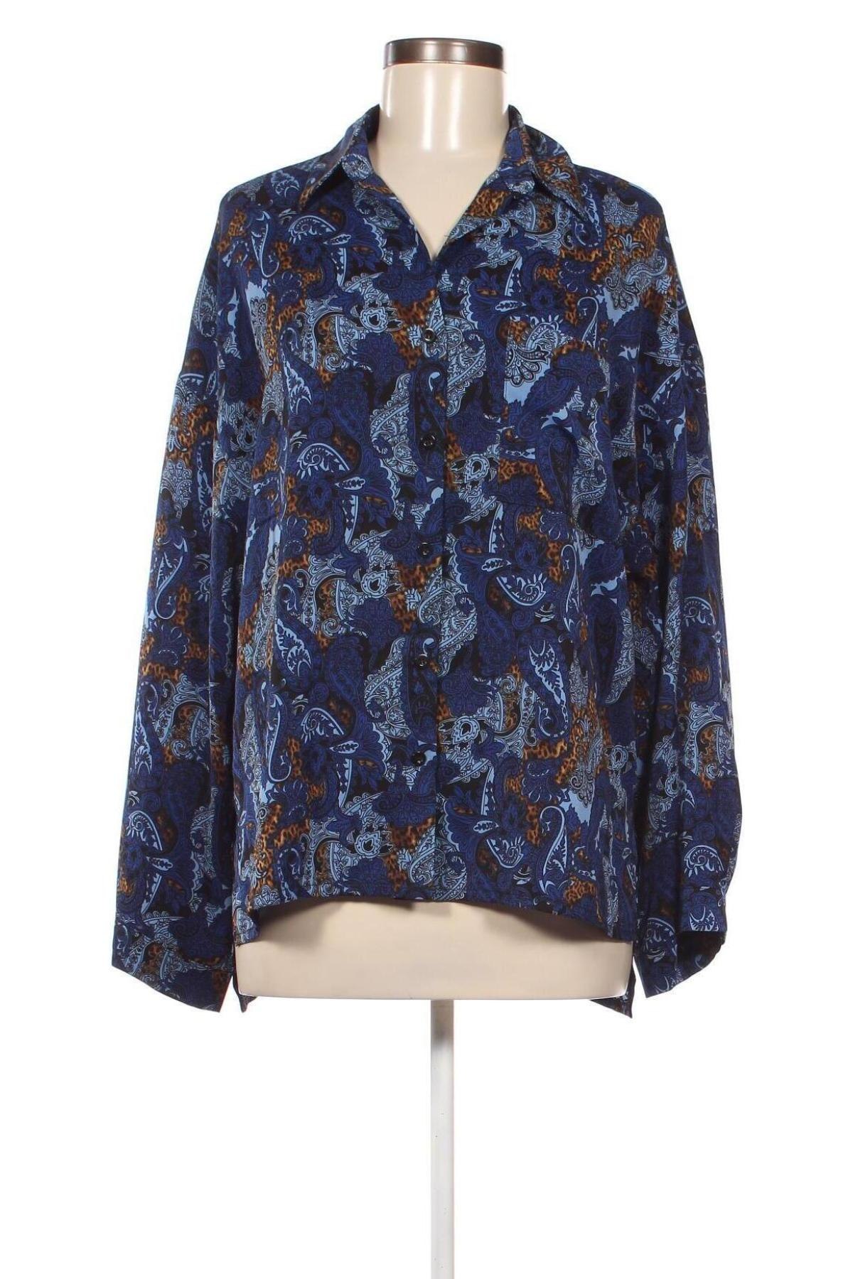 Γυναικείο πουκάμισο SHEIN, Μέγεθος L, Χρώμα Πολύχρωμο, Τιμή 3,87 €