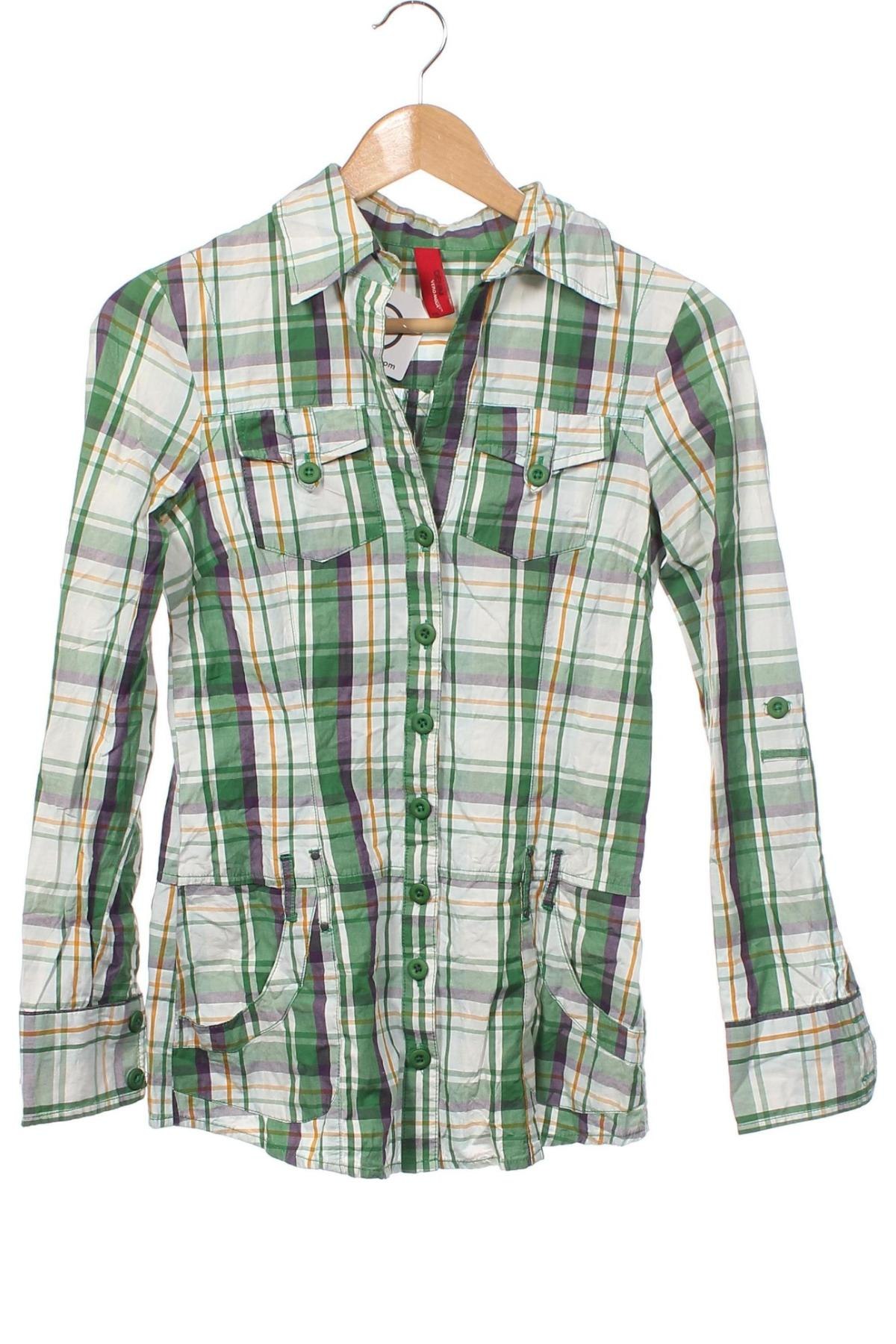 Дамска риза Vero Moda, Размер XS, Цвят Зелен, Цена 5,40 лв.