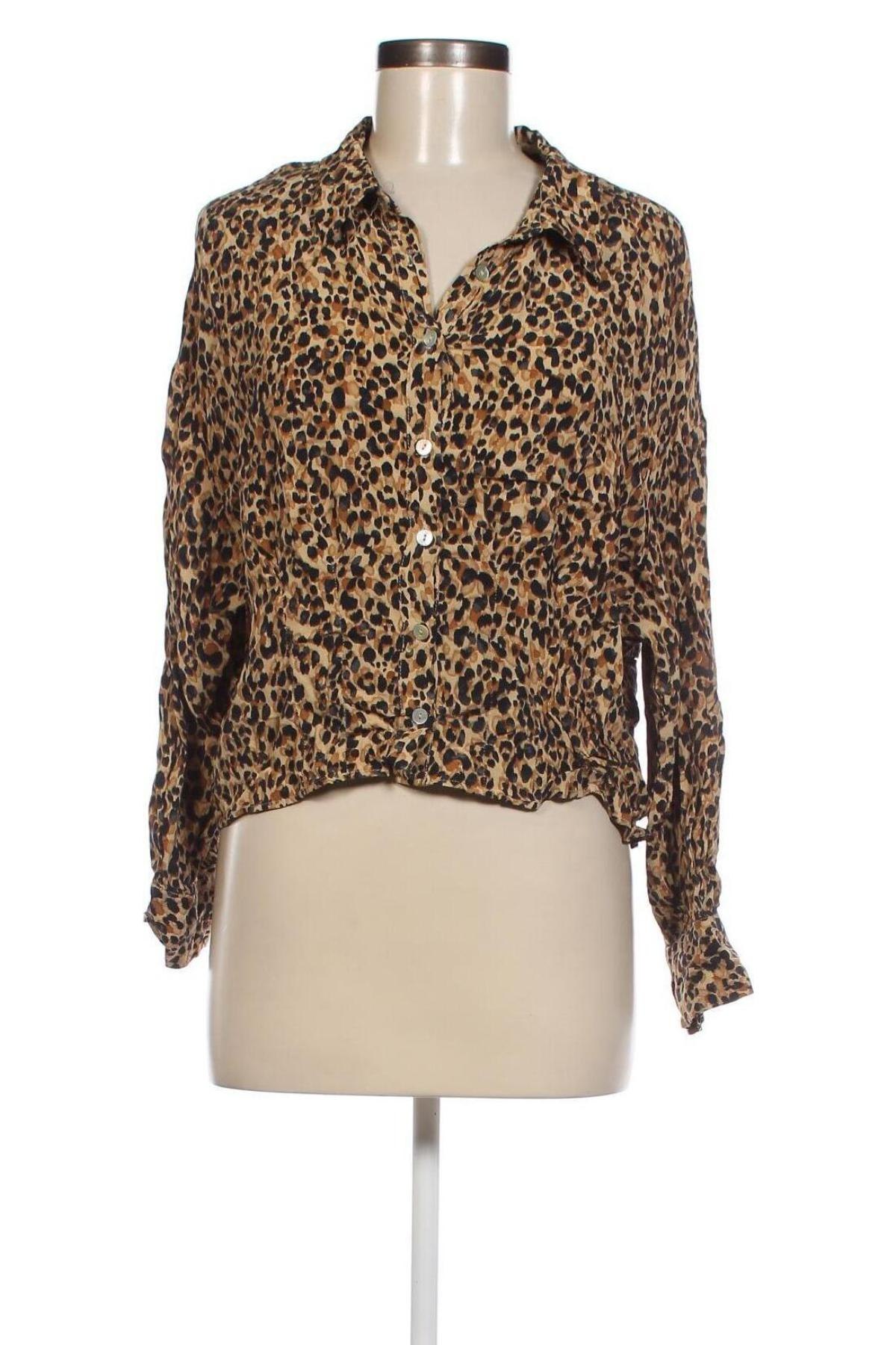 Дамска риза Zara Trafaluc, Размер XL, Цвят Многоцветен, Цена 8,80 лв.