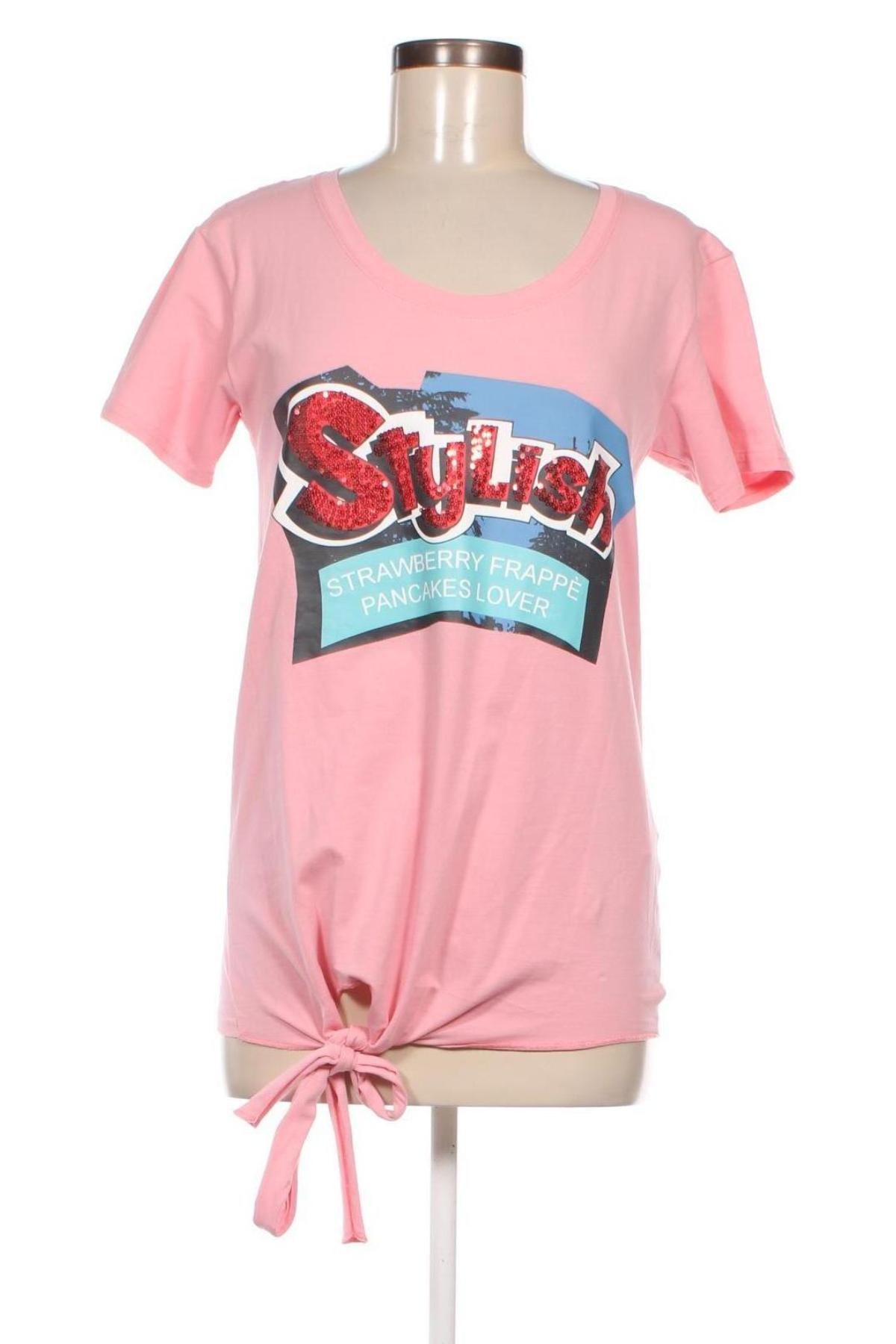 Γυναικείο t-shirt Fracomina, Μέγεθος XS, Χρώμα Ρόζ , Τιμή 5,68 €