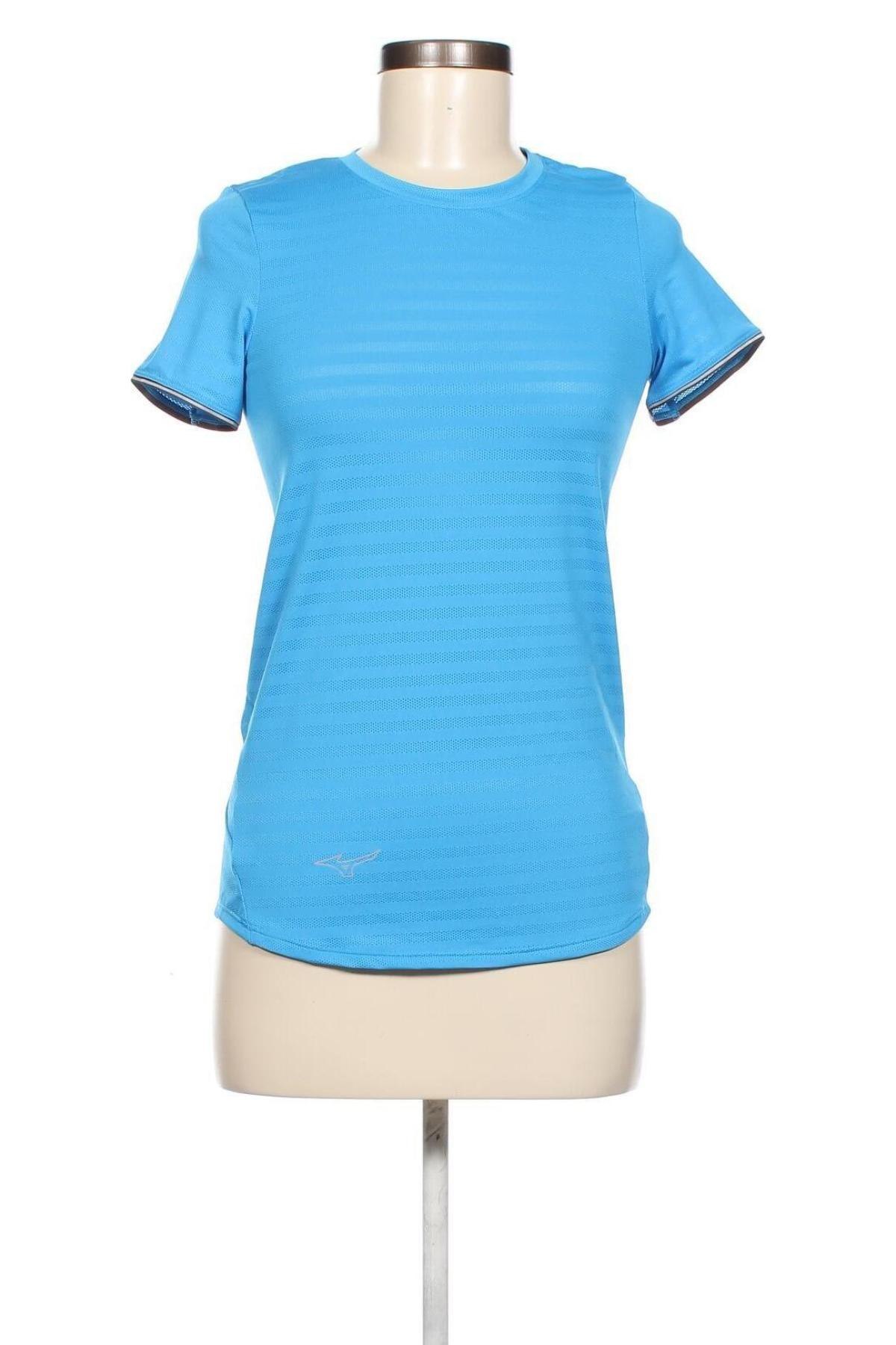 Дамска тениска Mizuno, Размер XS, Цвят Син, Цена 58,00 лв.
