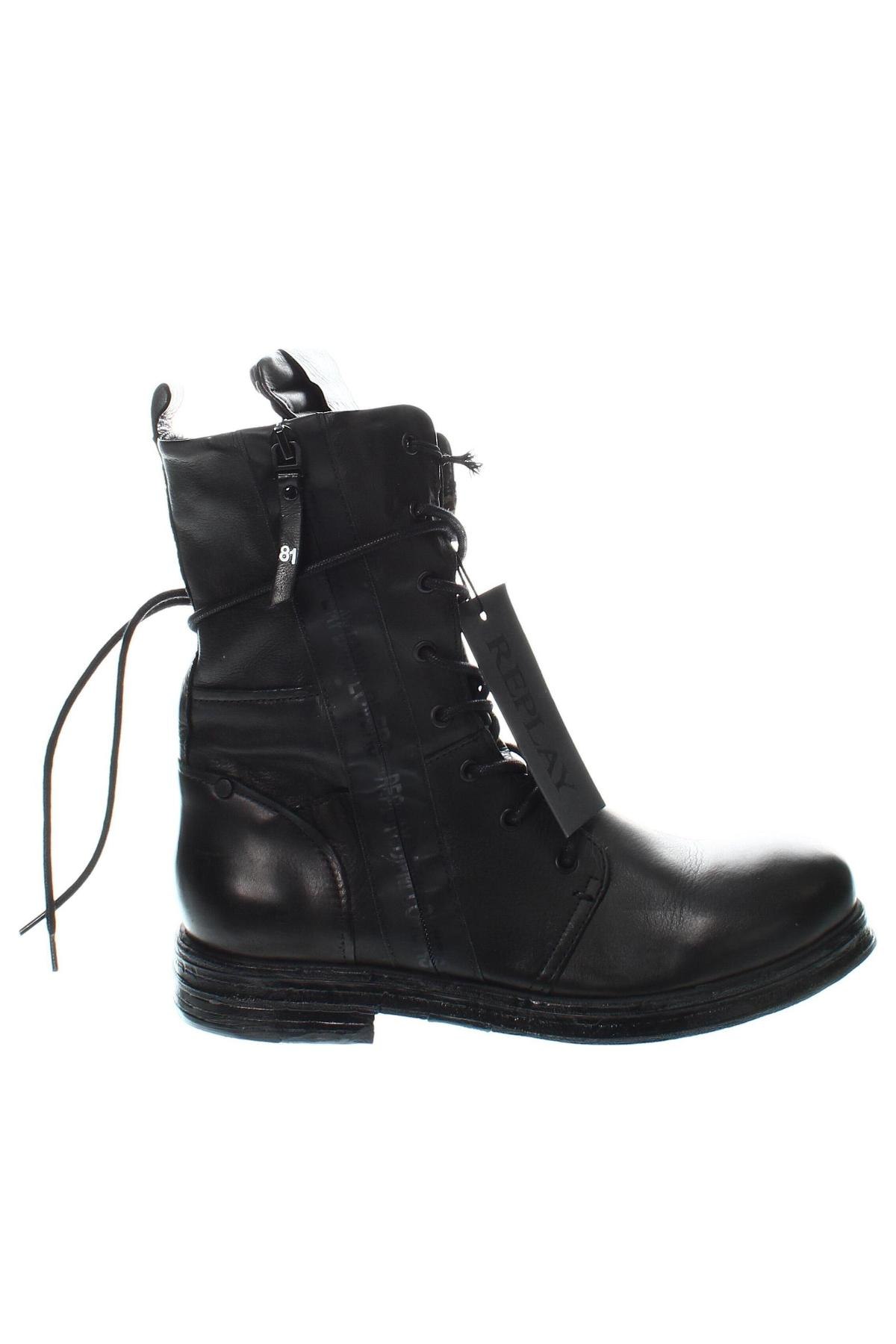 Γυναικείες μπότες Replay, Μέγεθος 41, Χρώμα Μαύρο, Τιμή 190,21 €
