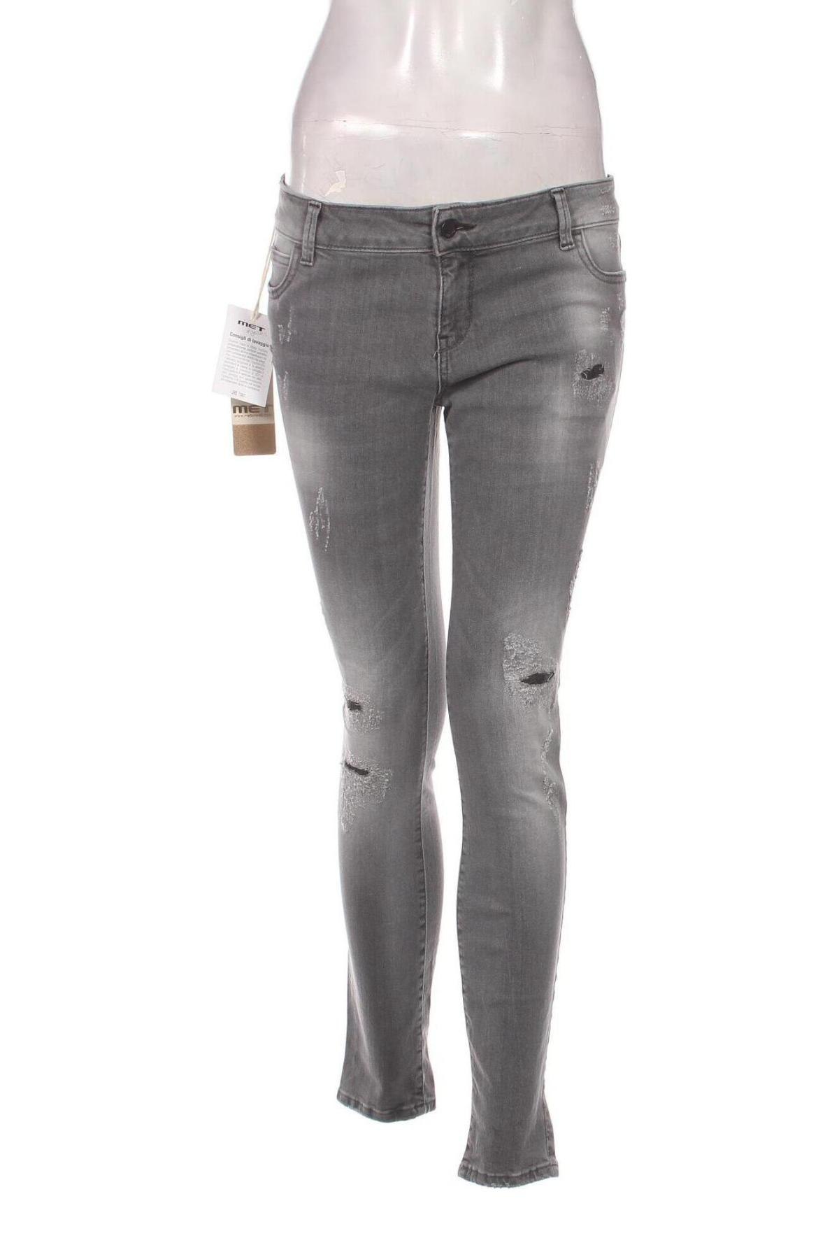 Damen Jeans Met, Größe L, Farbe Grau, Preis € 12,45