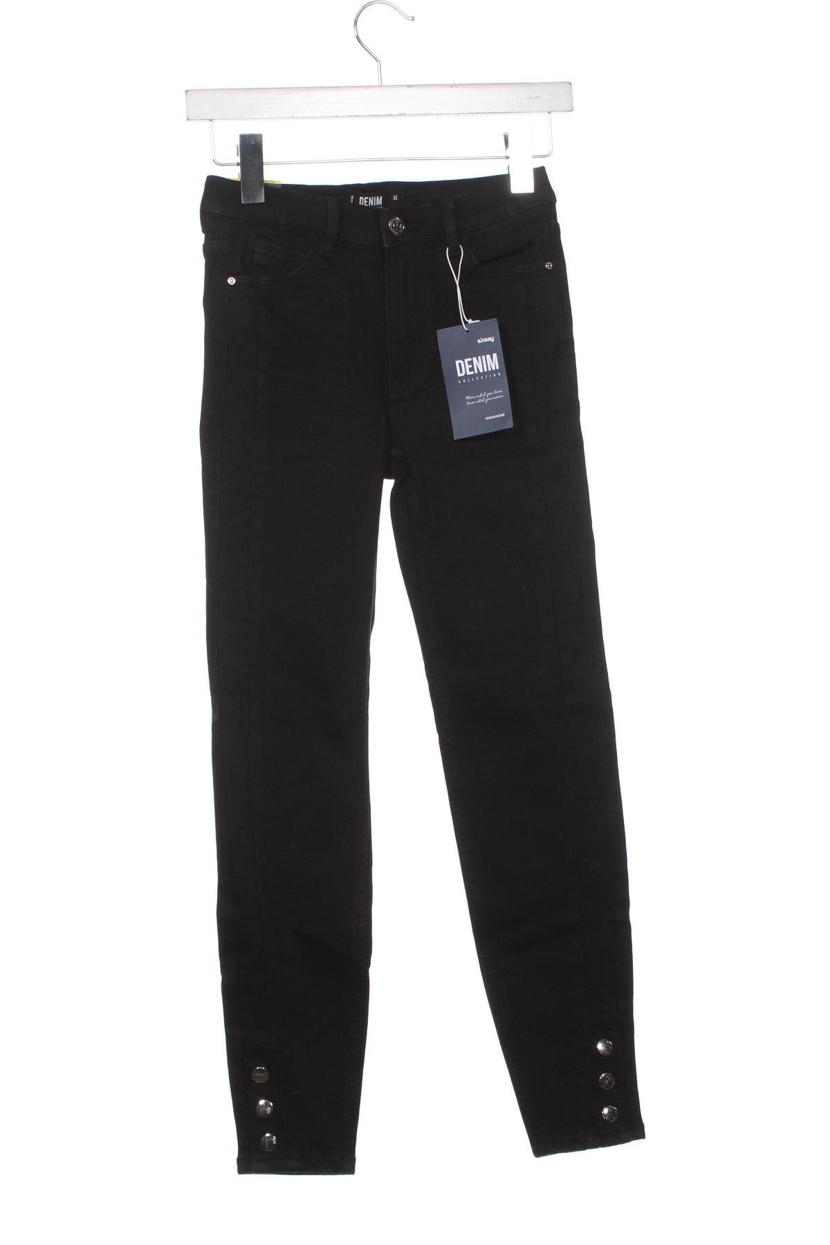 Damen Jeans Sinsay, Größe XS, Farbe Schwarz, Preis € 23,46