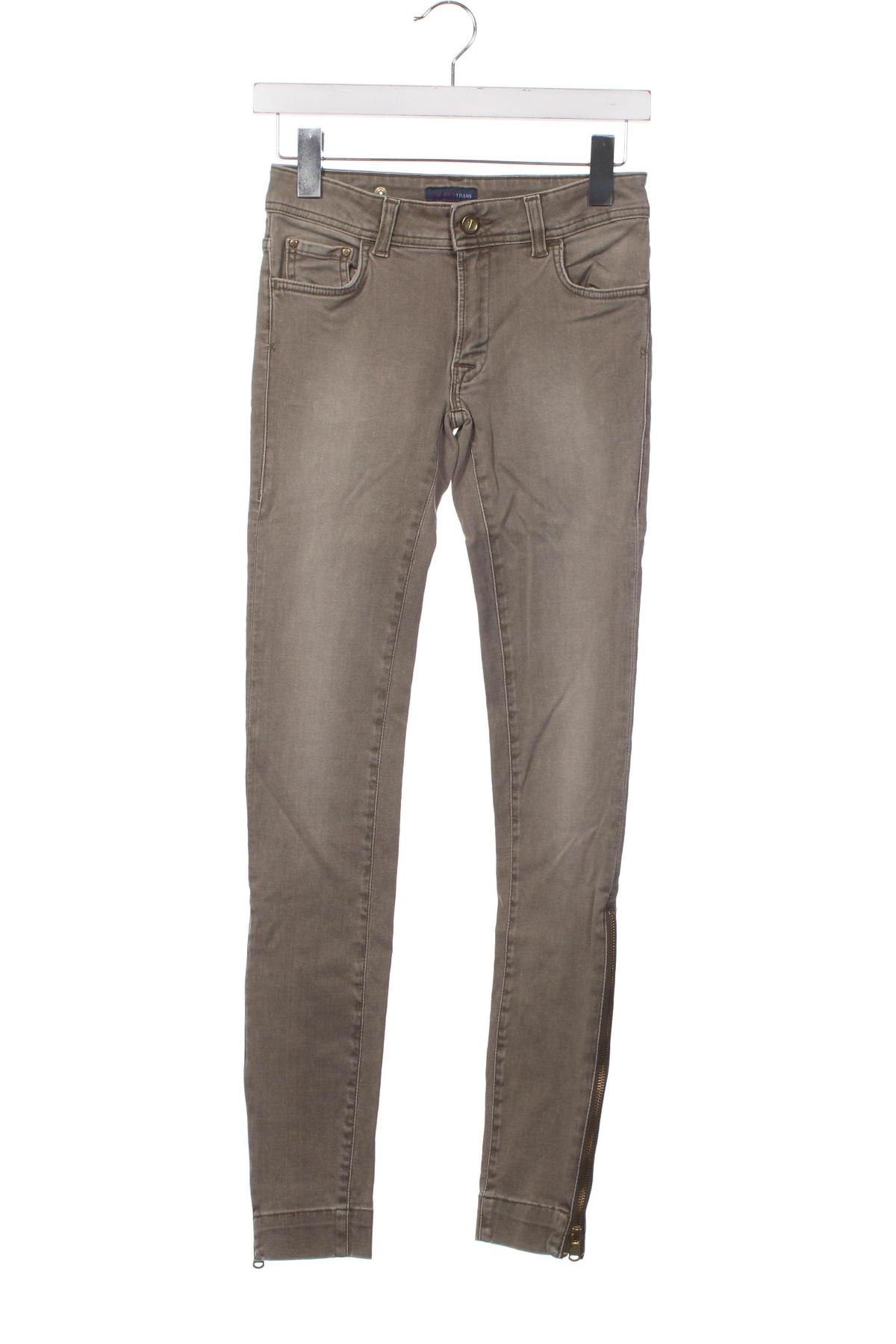 Blugi de femei Trussardi Jeans, Mărime XS, Culoare Bej, Preț 104,08 Lei